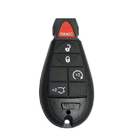 Solidkeys SolidKeys: Chrysler, Dodge, and Jeep OEM Replacement FOBIK - 5 Button w/ Remote Start, Hatch SLD-CDHBL-G160